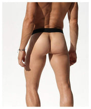 Rufskin Rufskin Thong CAGE Cotton Tangas Contoured Pouch Black 3