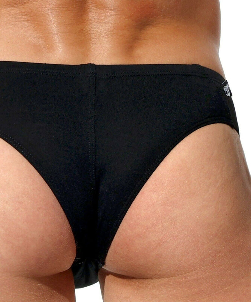 RUFSKIN's Cheeky Brief YURI 100% Bamboo Soft-Knit Briefs Black