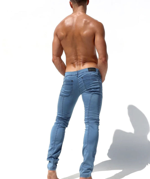 RUFSKIN's Pearl Jeans BROOKS Soft Cotton Denim Distressed Sun Kissed Pants B53