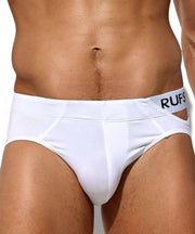 RUFSKIN Signature Briefs TIM Flat Front Double-Sided Body-Hugging Fit White 11