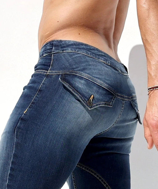 RUFSKIN Signature Denim Jeans DUG Gold Thread Side Pockets Premium Cotton