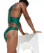 RUFSKIN Singlet CAIO Premium Stretch Shaping Bodysuit Shiny Green Emerald 40