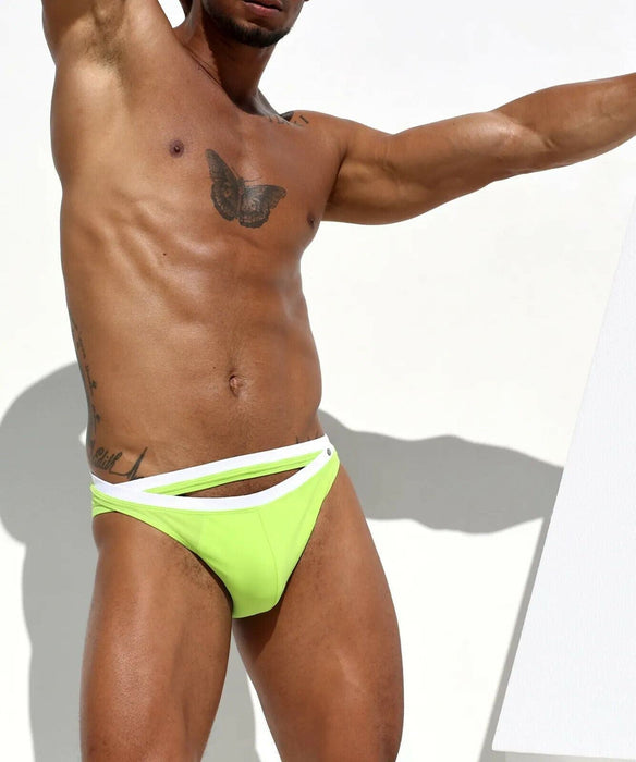 RUFSKIN Swim Briefs Helio CALKINI™ Dual-Waisted Swimwear Key Lime Green 66