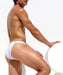 RUFSKIN Swimwear ALFONSO Euro Cut Contoured Pouch Swim-Briefs White Matte 15