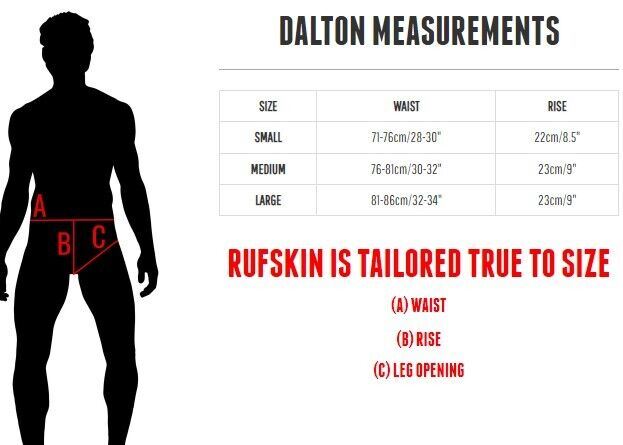 RUFSKIN Thong DALTON T-Back Premium Stretch Nylon Faux Fly Thongs White 83
