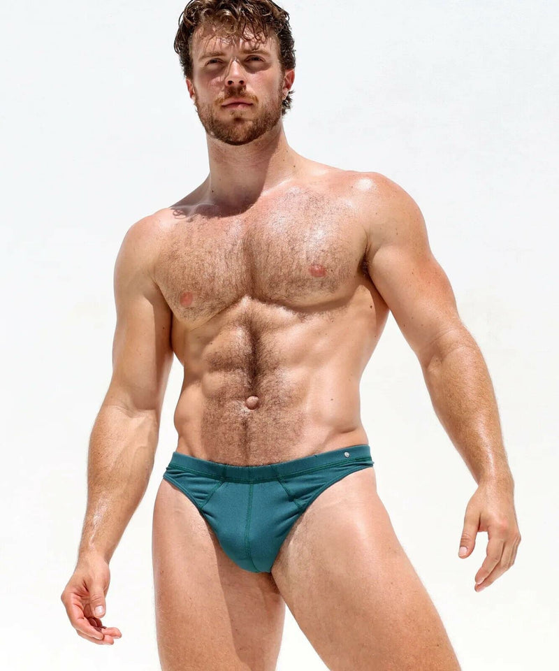 RUFSKIN Thong LUAN T-Back Stretchy Double-Sided Brushed Knit Thongs Peacock 70