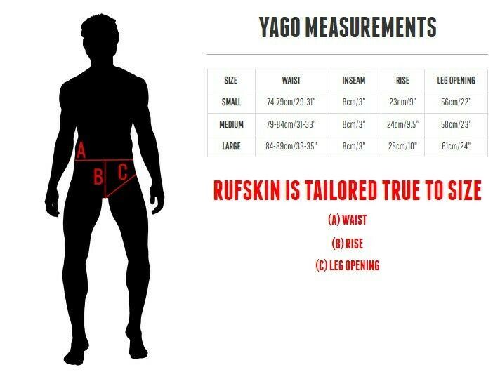 RUFSKIN YAGO Swim-Trunk Square Cut Stretchy Nylon Swimwear Faux Fly Blue Sky 44