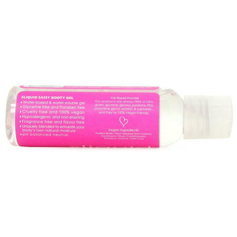 Sassy Lube Booty Gel Lubrifiant naturel à base d'eau Vegan Friendly en 2oz 11
