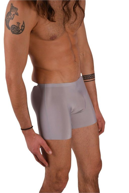 Sexy Boxer SMU Stretchy Silky Thin second Skin Ice total c-through when wet Gray