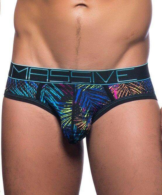 SexyMenUnderwear.com Andrew Christian Brief Massive City Palms Mens Slips Fashion Briefs 90320 16