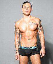 SexyMenUnderwear.com Andrew Christian Mesh Boxer VIBE Sports Undies Black 92124
