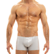 SexyMenUnderwear.com Boxer Modus Vivendi Viral Vinyl Glossy & Shiny Boxer Lavish GRAY 08021 78