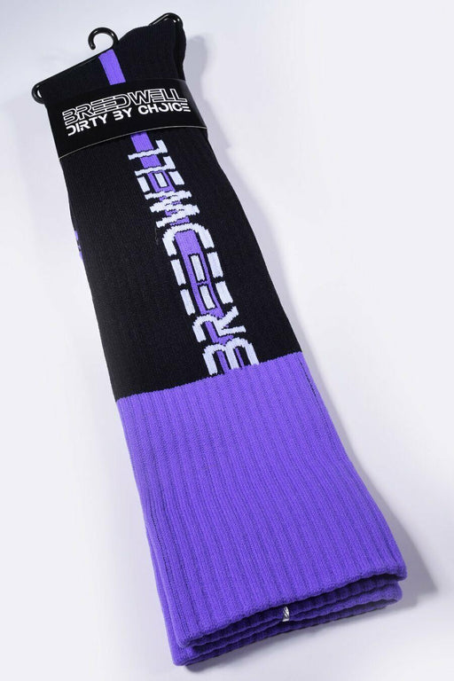 SexyMenUnderwear.com BREEDWELL Nightcrawler Socks Athletic Purple Men Sock One Size