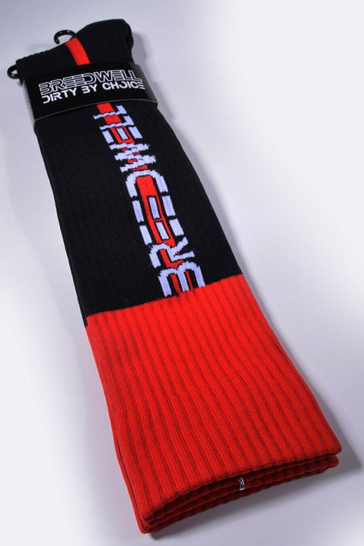 SexyMenUnderwear.com BREEDWELL Socks Nightcrawler Athletic Men Sock One Size RED