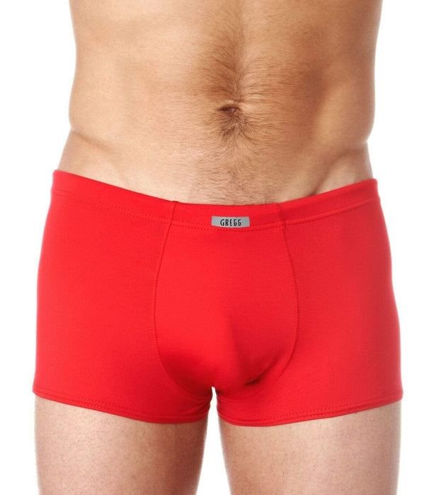 SexyMenUnderwear.com Gregg Homme SwimWear Ocean Swim Boxer Quick Dry Swimsuit Red 100355 219