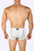 SexyMenUnderwear.com JJ Malibu Boxer Mystery Gym Sport Boxer Football Silver 2