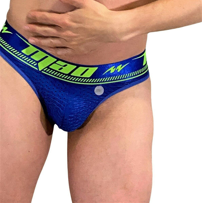 SexyMenUnderwear.com Mao USA Sports Mens tanning and swim thong breathable Mesh Royal 7525 9