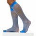 SexyMenUnderwear.com Modus Vivendi Long Socks FishNet Blue XS1821 61