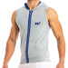 SexyMenUnderwear.com Modus Vivendi OTTER Tank Top Sleeveless Hoodie Cotton Sportswear Gray 11831 74