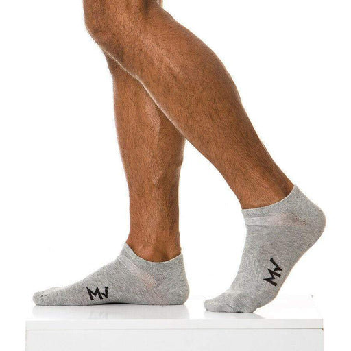 SexyMenUnderwear.com Modus Vivendi Sock Low Cut Gym Socks Grey XS1818 61