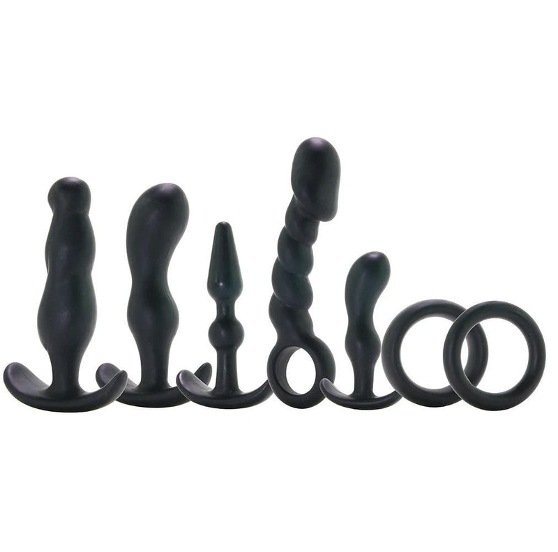 SexyMenUnderwear.com Nasstoys Prostate Plug Lucky 7 Ultimate Silicone Anal Kit
