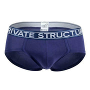 SexyMenUnderwear.com Private Structure Brief Sport Platinum Bamboo Underwear Midnight Navy 3748 56
