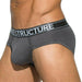 SexyMenUnderwear.com Private Structure Brief Sport Platinum Platinum Low Rise Gray 3748 55