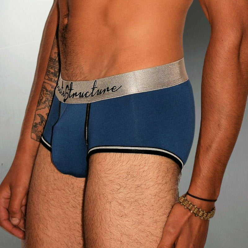 SexyMenUnderwear.com Private Structure Trunk Low-Rise Boxer Crayon Dark Blue 1881 70