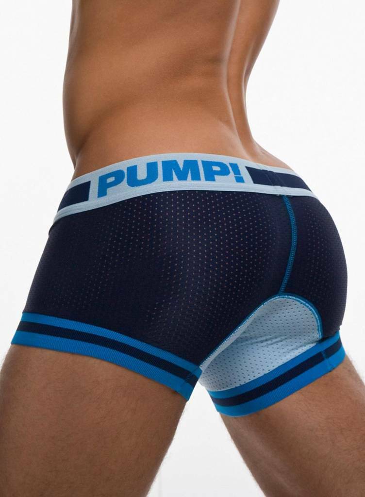 SexyMenUnderwear.com PUMP! Boxer TouchDown True Blue Mens Cotton Boxers Underwear 11056 T5