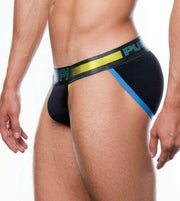 SexyMenUnderwear.com PUMP! Briefs PLAY 2020 New Soft Lycra Cotton Side-Cut Brief Yellow 12055 51