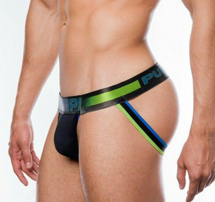 SexyMenUnderwear.com PUMP! Jock PLAY 2020 Lycra Men's jockstraps Green 15052 53
