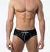 SexyMenUnderwear.com PUMP! Swim-Brief Swimwear WaterBrief Adjustable Drawstring Black 13005 T11