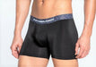 SexyMenUnderwear.com Punto Blanco Boxer Binary Men Trunk Comfortable Black 3497 38