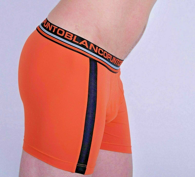 SexyMenUnderwear.com Punto Blanco Boxer Trunk Casual Cotton Underwear Orange 3313 2