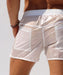 SexyMenUnderwear.com ''RUFSKIN! Nuage'' Swimwear See-Through Sport Swim-Shorts Transparent WHITE 34