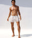 SexyMenUnderwear.com ''RUFSKIN! Nuage'' Swimwear See-Through Sport Swim-Shorts Transparent WHITE 34