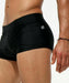 SexyMenUnderwear.com RUFSKIN Swim Trunk ZECA Stretchy Swimwear Nylon Faux Fly Black 36