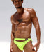 SexyMenUnderwear.com "RUFSKIN!" Swimwear BOXOL Swim-Briefs Shiny Stretchy-Nylon Lemon 48