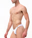 SexyMenUnderwear.com RUFSKIN! Swimwear CARVER Bikini Cut Swim-Brief Premium Stretch Nylon White 20