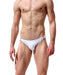 SexyMenUnderwear.com RUFSKIN! Swimwear CARVER Bikini Cut Swim-Brief Premium Stretch Nylon White 20
