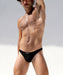 SexyMenUnderwear.com RUFSKIN Thong Nas Mens Tangas Lightweight T-Back Ultra Stretch Microfiber Black