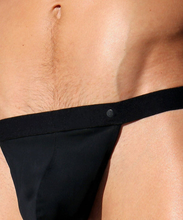 SexyMenUnderwear.com ''RUFSKIN Vital Black'' Sexy Classic Pouch Backless Thongs Matte Fabric 33