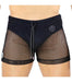 SexyMenUnderwear.com See-Through Swimwear "TOF PARIS" IBIZA Swim-Shorts Guaranteed Effect BLACK T4