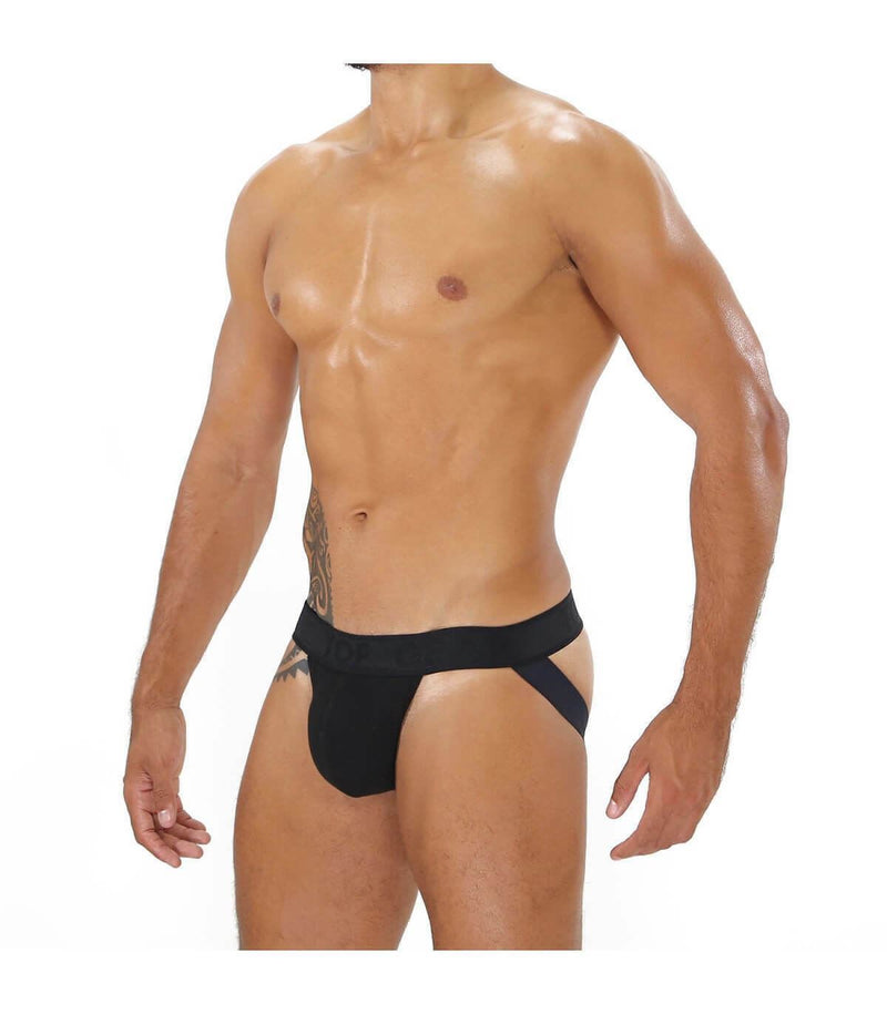 SexyMenUnderwear.com Sexy Jockstrap TOF PARIS Alpha Jock Soft Cotton Jersey Classic Black 14