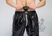 SexyMenUnderwear.com Shiny Nylon Pants MASKULO Skulla Socker Lightweight Thin Pants White PN072-80