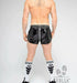 SexyMenUnderwear.com Short MASKULO Skulla Shiny Nylon Jogging Shorts Two-Sided Zipper SH077-90 28