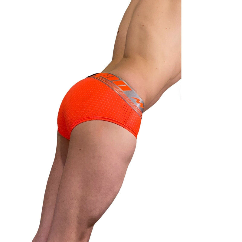 SexyMenUnderwear.com S SMALL MAO USA Sports Briefs Comfy Mesh Fushia 7522 17