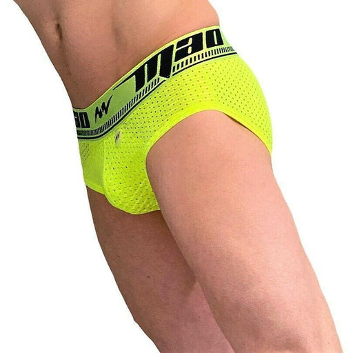 SexyMenUnderwear.com S SMALL Mao USA Sports Briefs Comfy Mesh Neon 7522 17