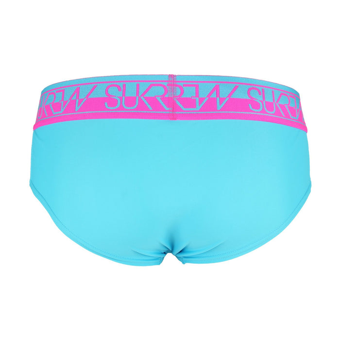 SexyMenUnderwear.com Sukrew Bloc Brief Unlined For Extra Stretch Bold Blue/Pink 25