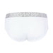 SexyMenUnderwear.com Sukrew Brief MONMOUTH APEX Briefs Silver Waistband Silk White Fabric 18